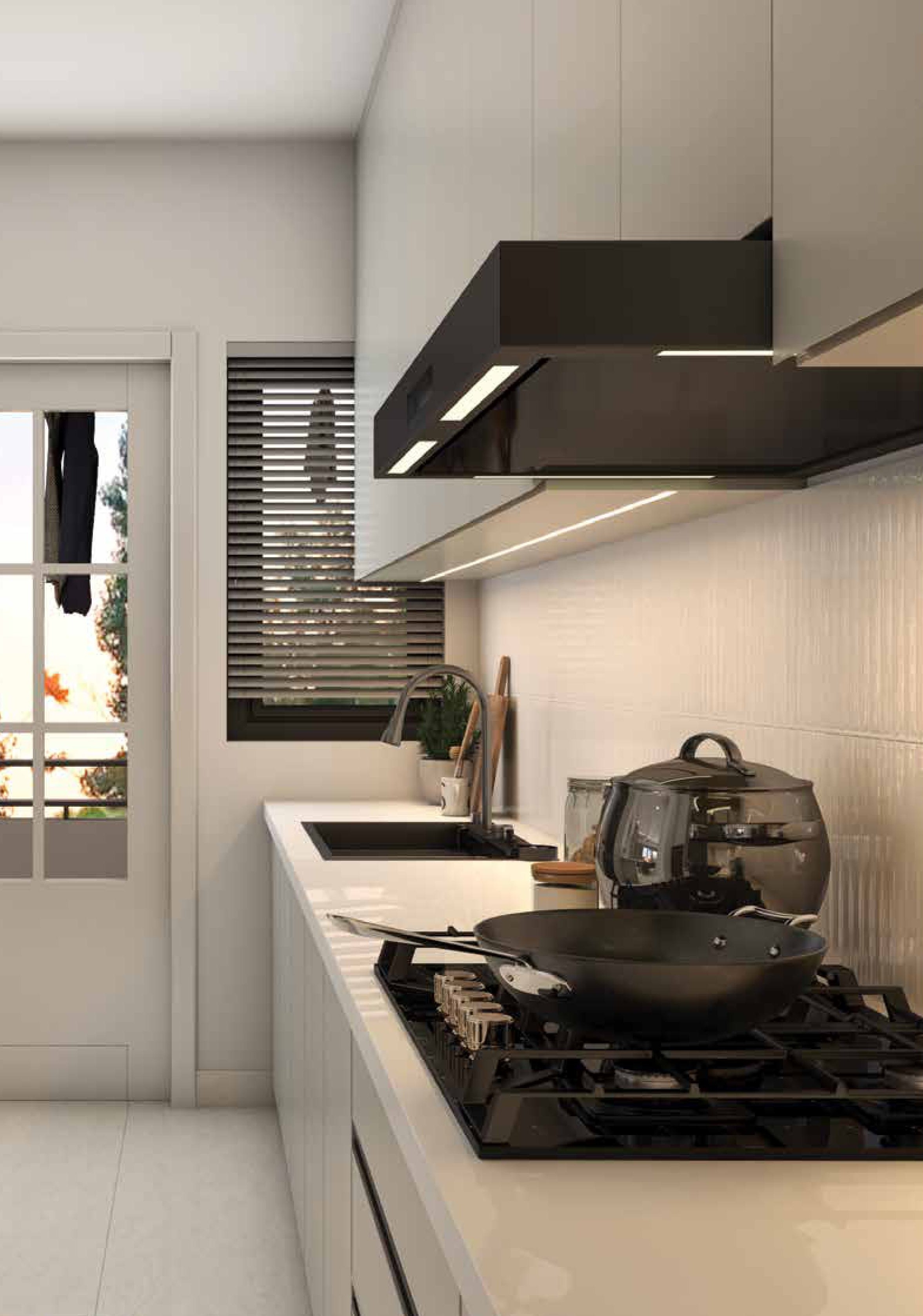 Contemporary kitchen at Winds of Change